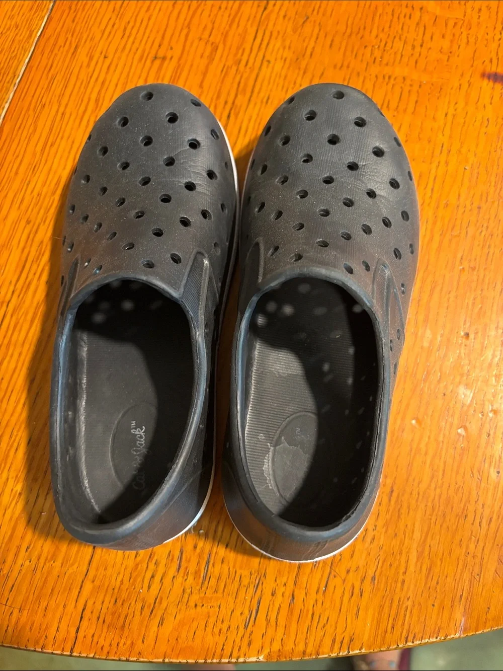 Cat & Jack Kids Black Water Shoes - Slip-On Clogs